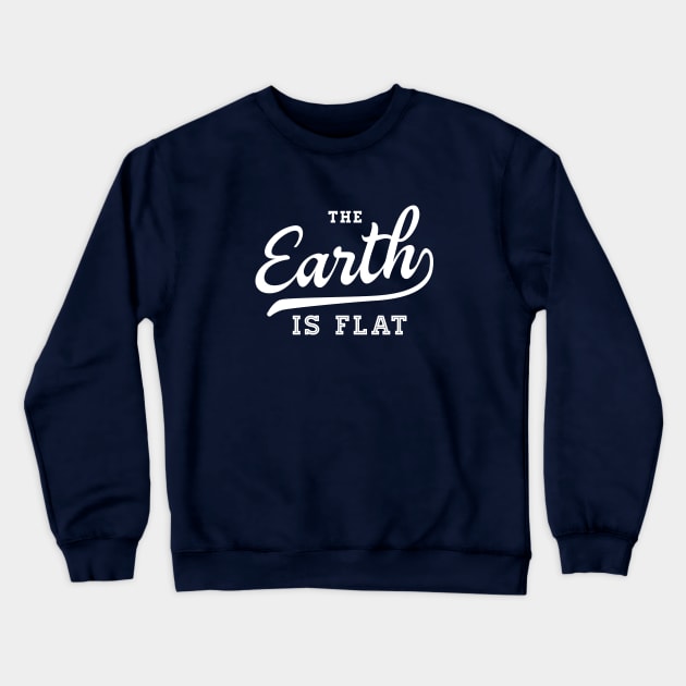 The Earth Is Flat 3 Crewneck Sweatshirt by VeesTees